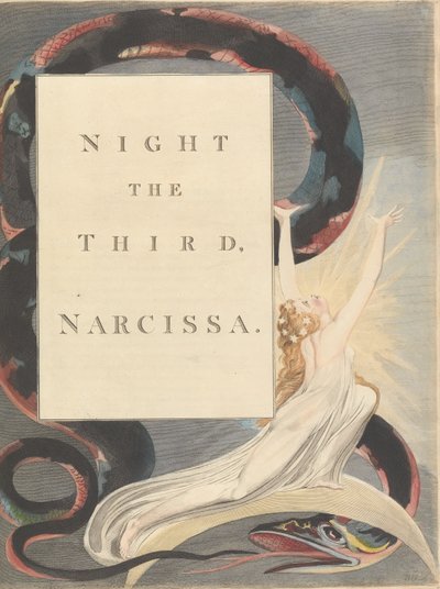 Pensieri notturni di Young, Pagina 43, La terza notte, Narcissa da William Blake